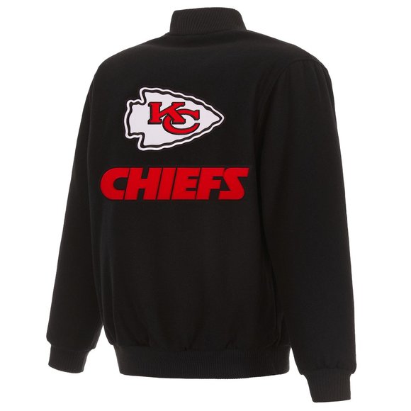 Kansas City Chiefs  reversible all-wool jacke - Picture 1 of 4